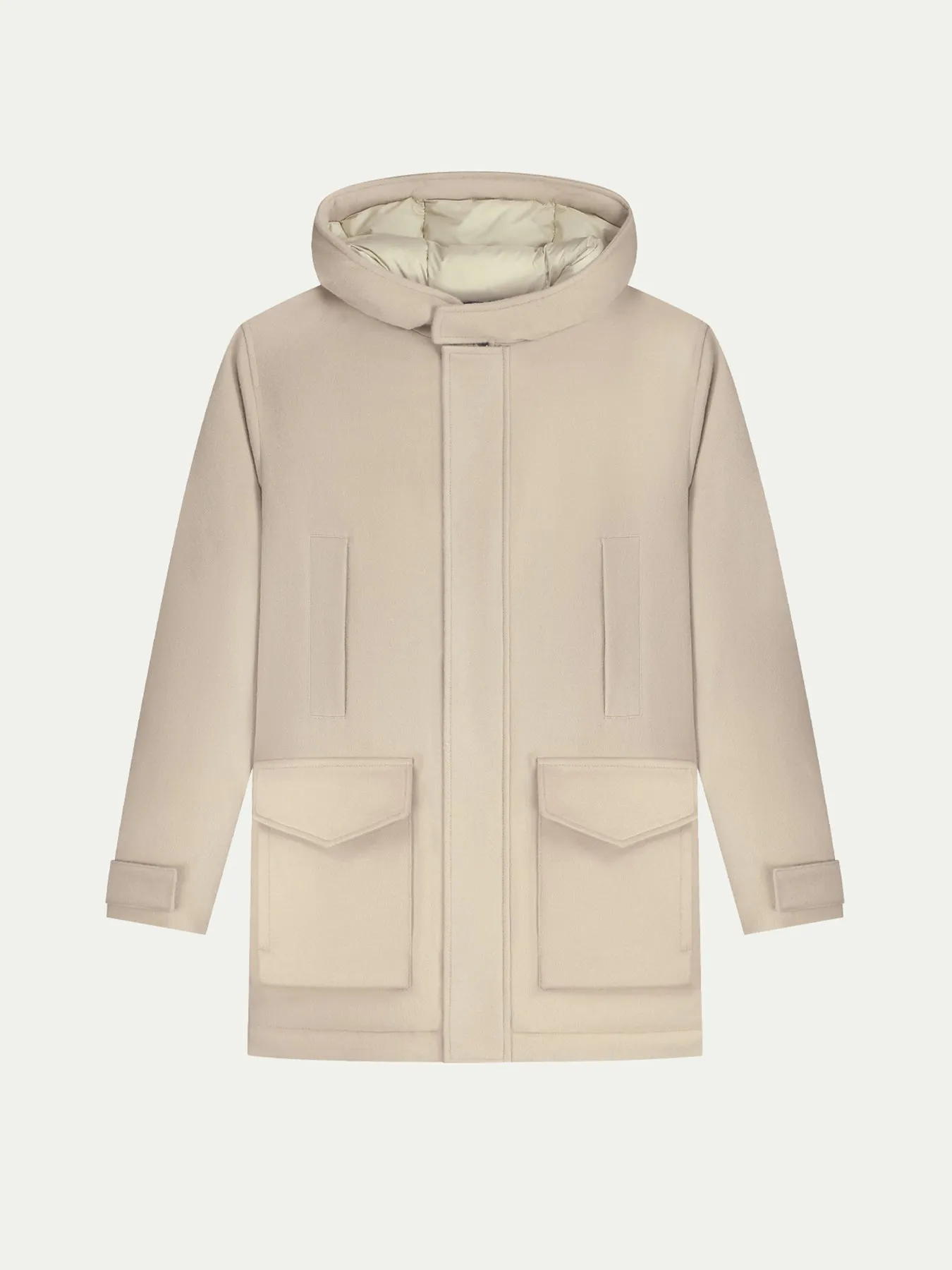 Light Beige Wintertime Parka sold by Aurelien