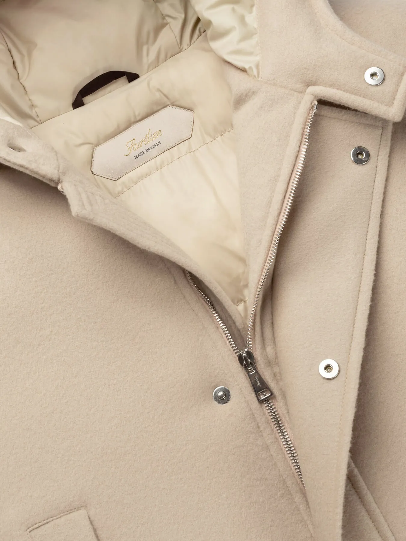 Light Beige Wintertime Parka sold by Aurelien product image thumbnail 4