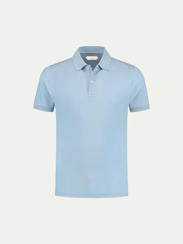 Light Blue Polo Shirt made by Aurelien