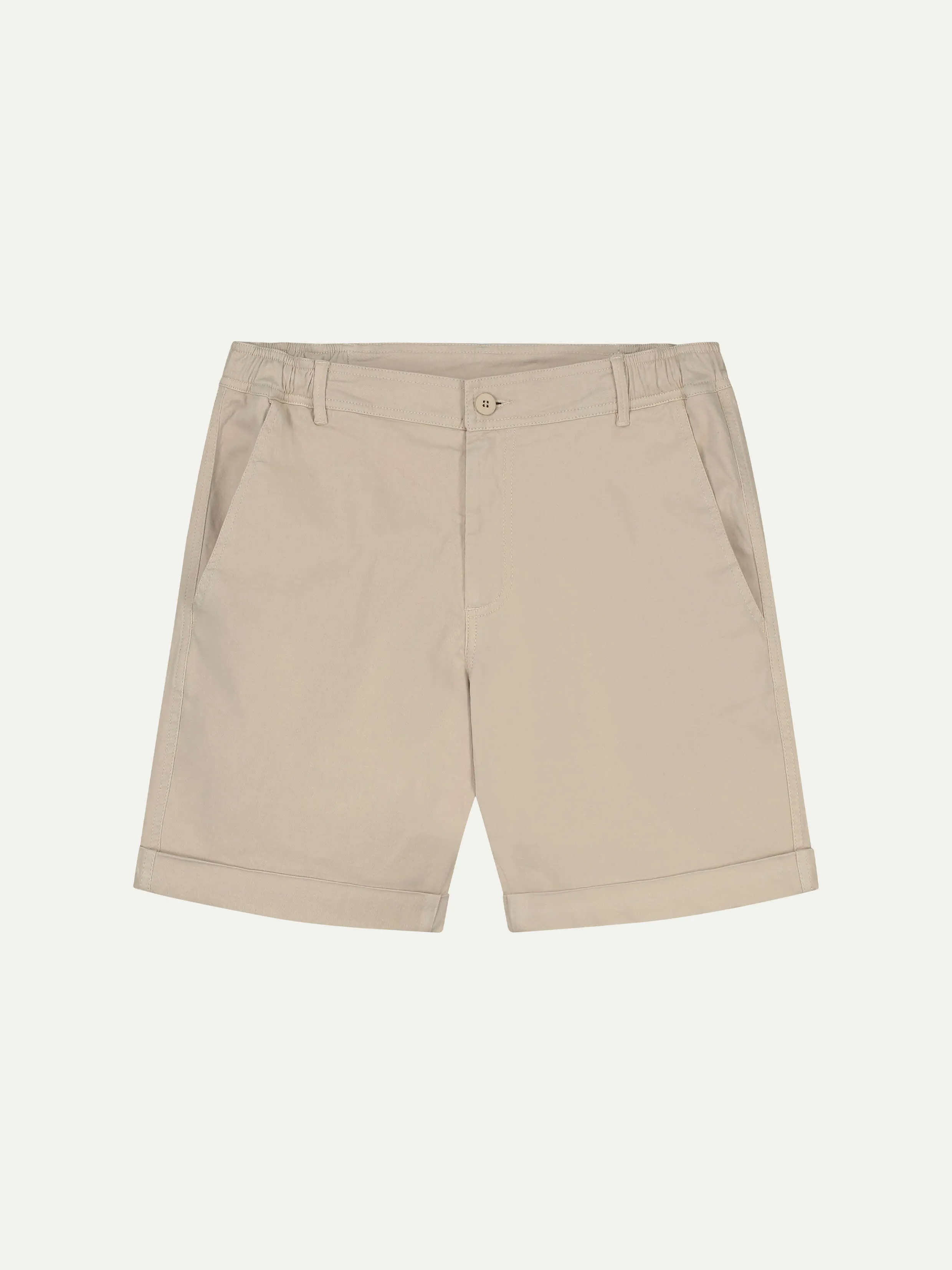 Beige Cotton Seaside Shorts sold by Aurelien