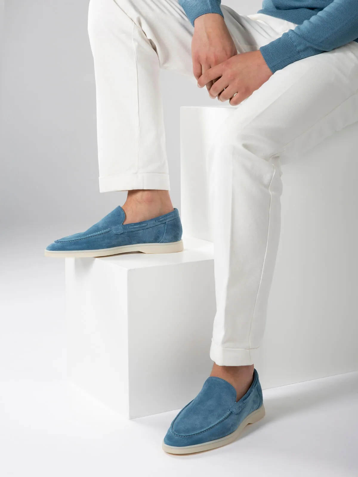 Sapphire Blue Blue Yacht Loafers sold by Aurelien product image thumbnail 2