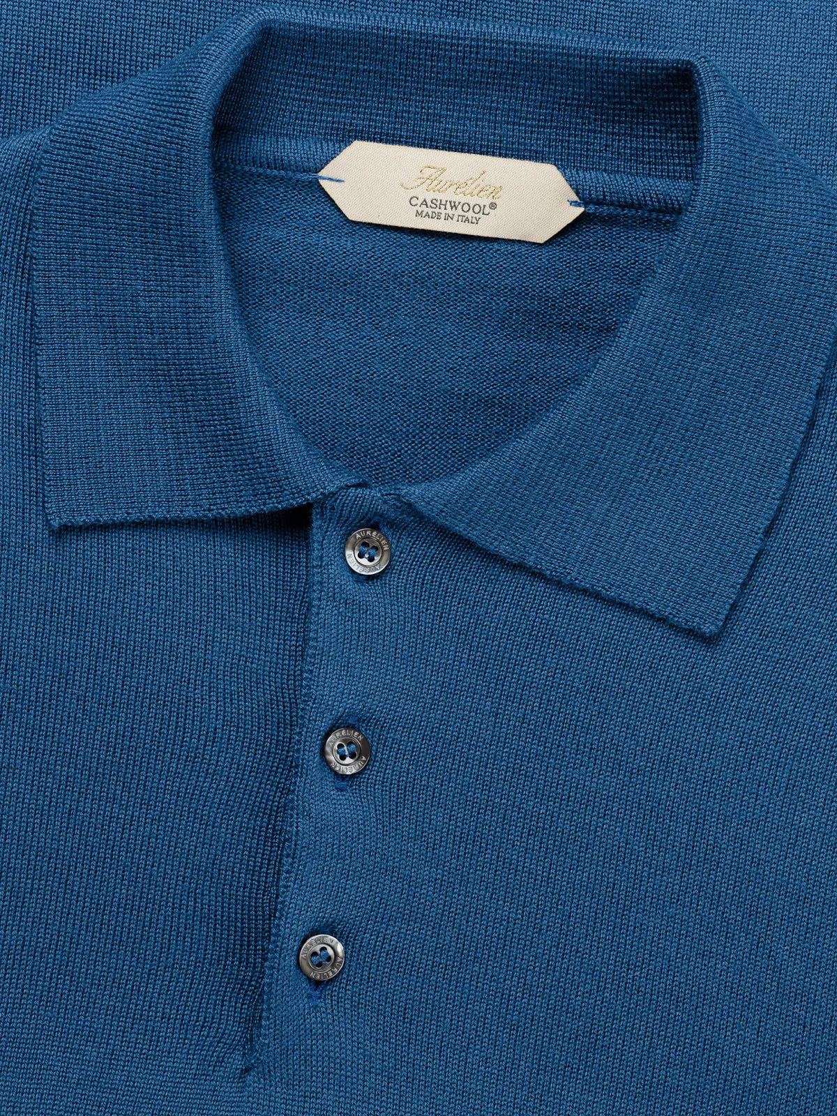 Extrafine Merino Polo Ultramarine sold by Aurelien product image thumbnail 4