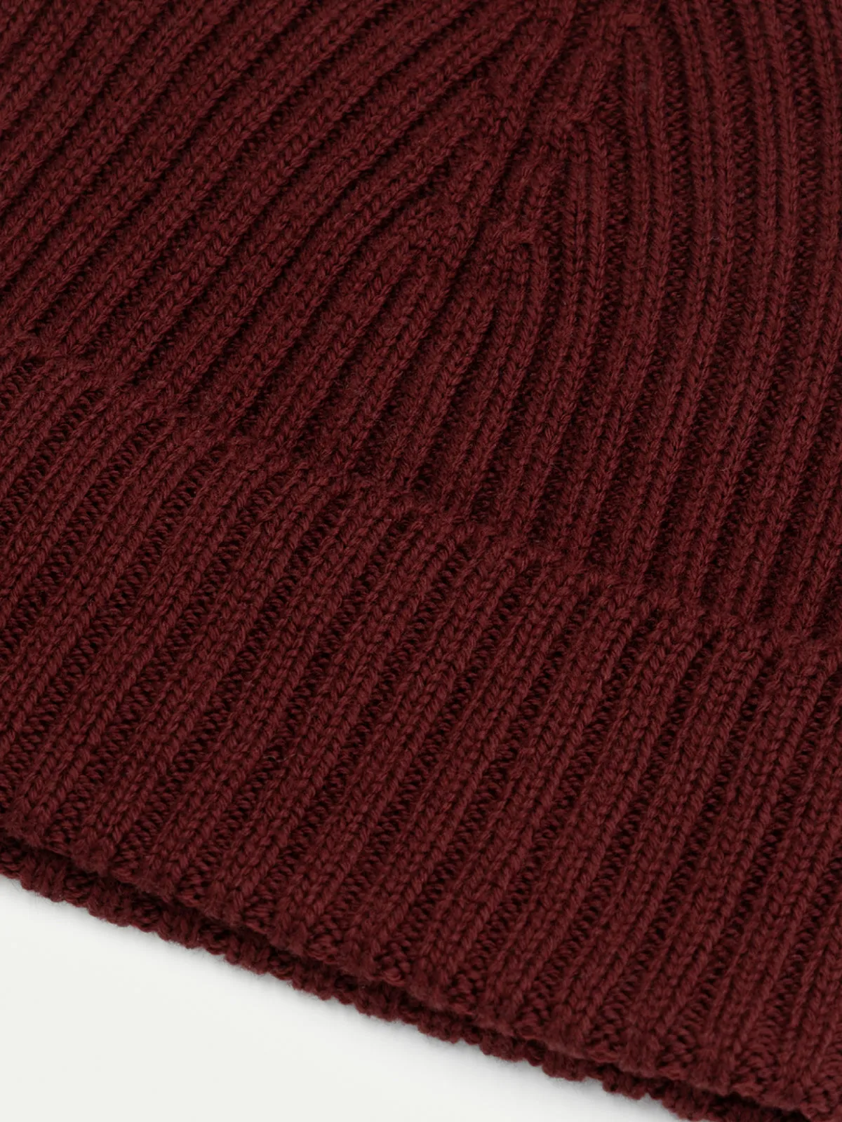 Extrafine Merino Hat Burgundy sold by Aurelien product image thumbnail 3