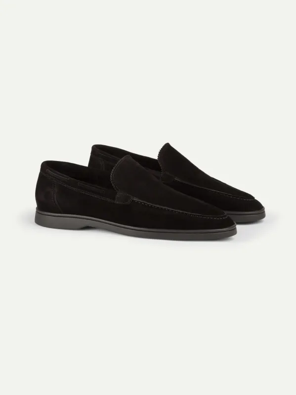 Black Yacht Loafers made by Aurelien