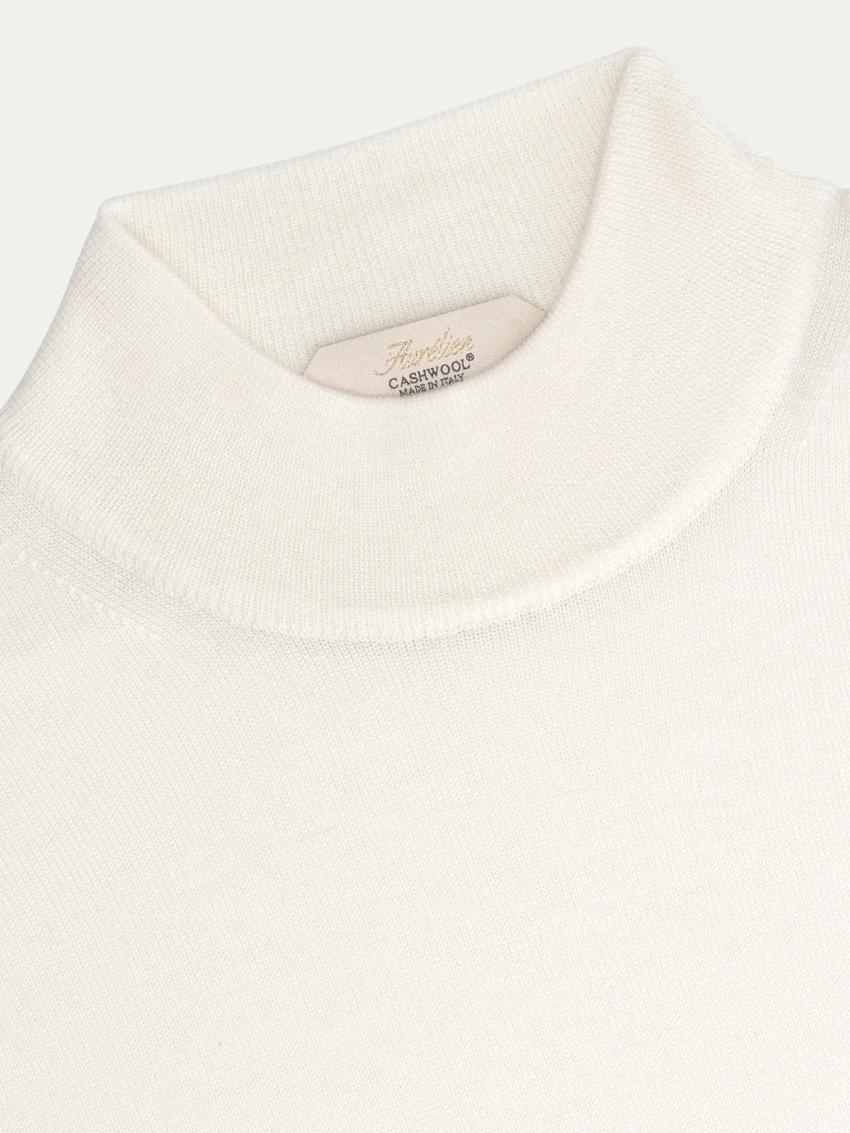 Extrafine Merino Mockneck Ivory sold by Aurelien product image thumbnail 4