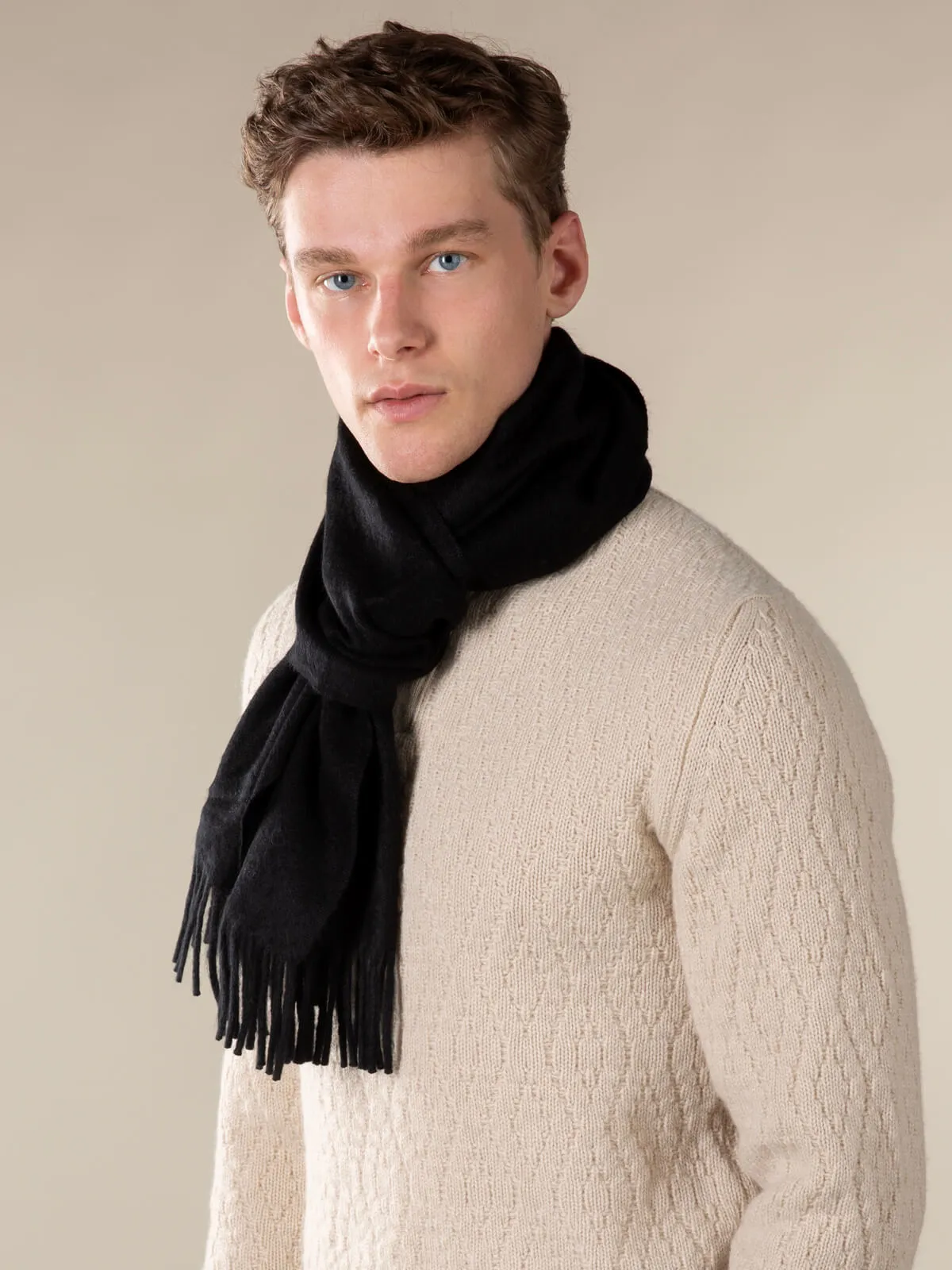 Black Scarf sold by Aurelien product image thumbnail 2