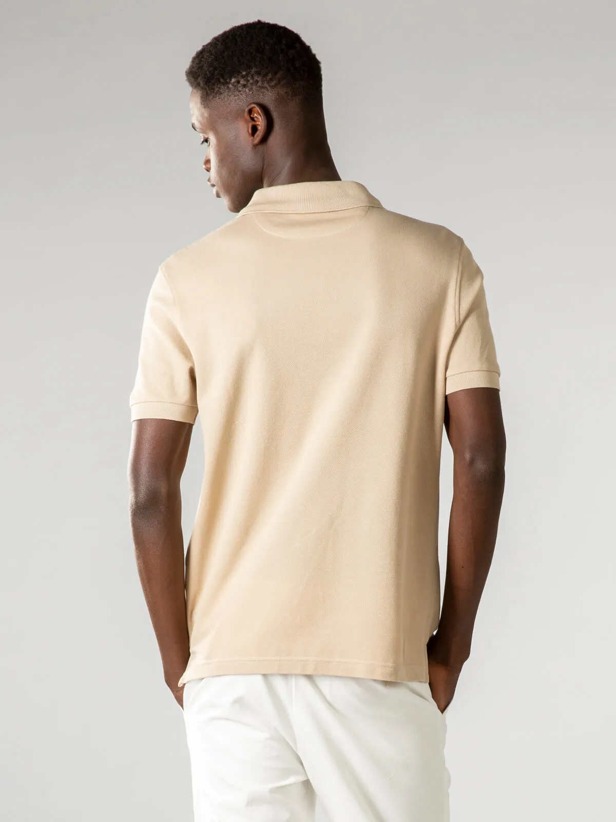 Light Beige Polo Shirt sold by Aurelien product image thumbnail 4