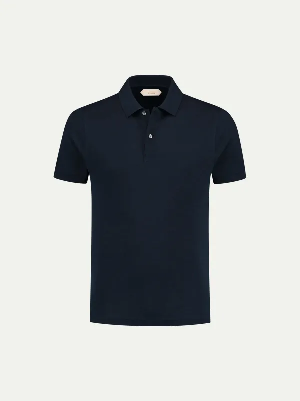 Navy Polo Shirt made by Aurelien