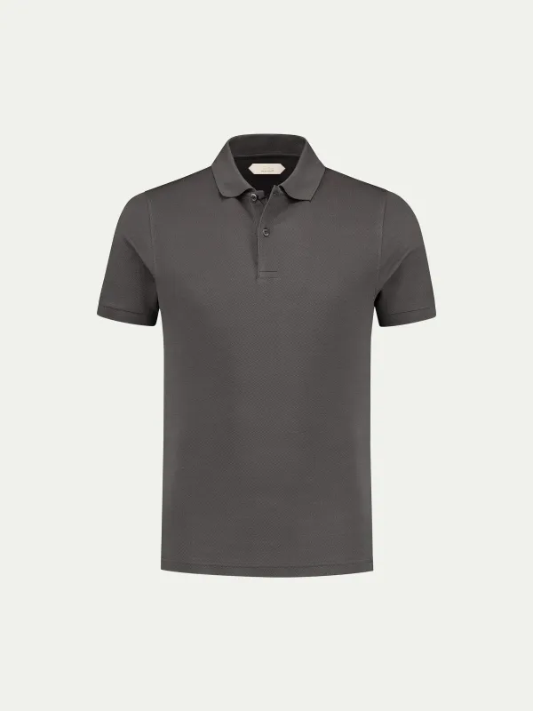 Dark Grey Polo Shirt made by Aurelien
