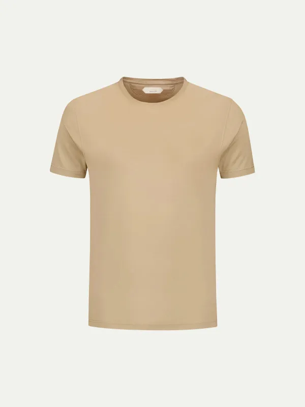 Beige Classic T-Shirt made by Aurelien