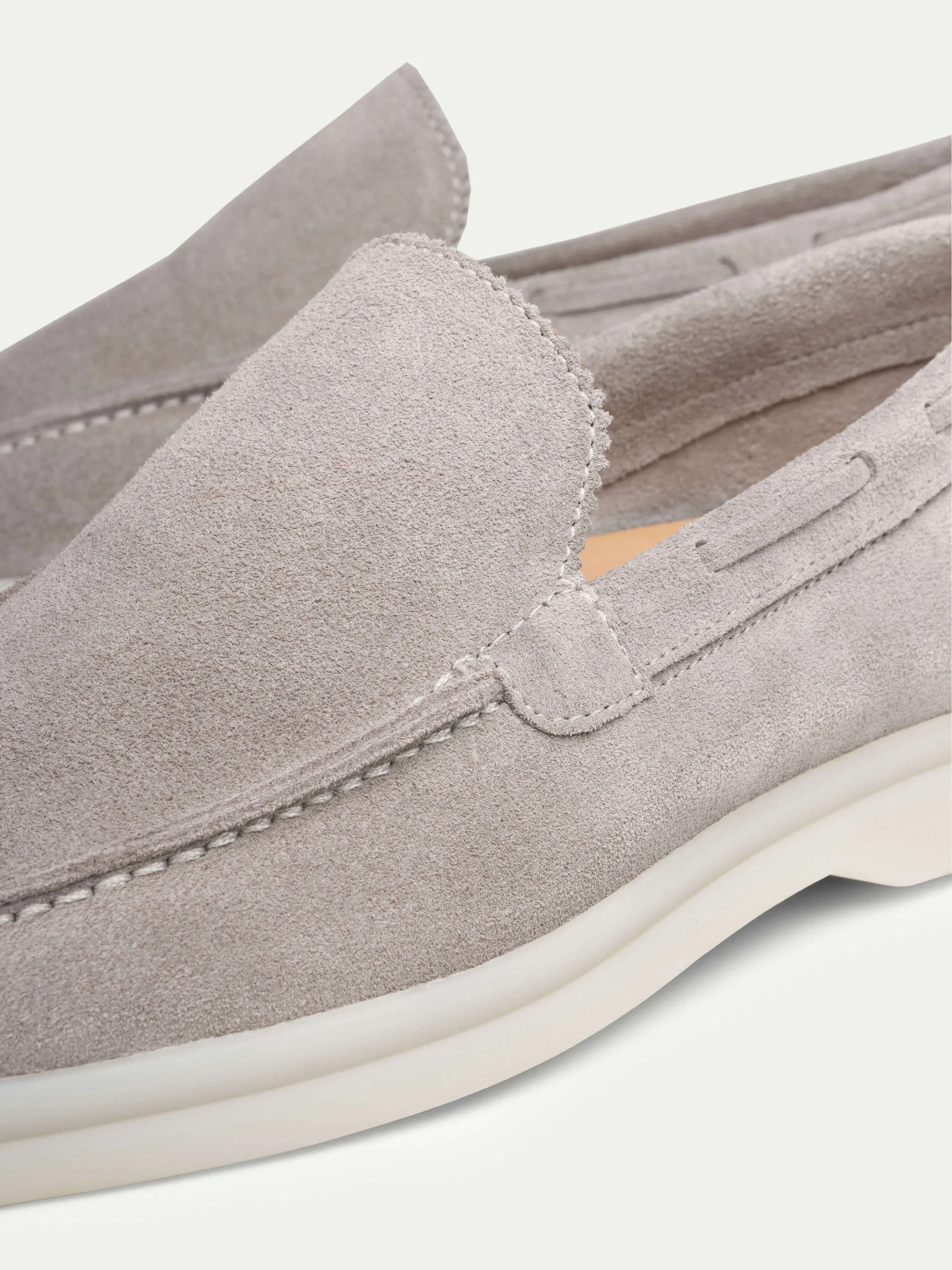 Lady Light Grey Yacht Loafers sold by Aurelien product image thumbnail 4