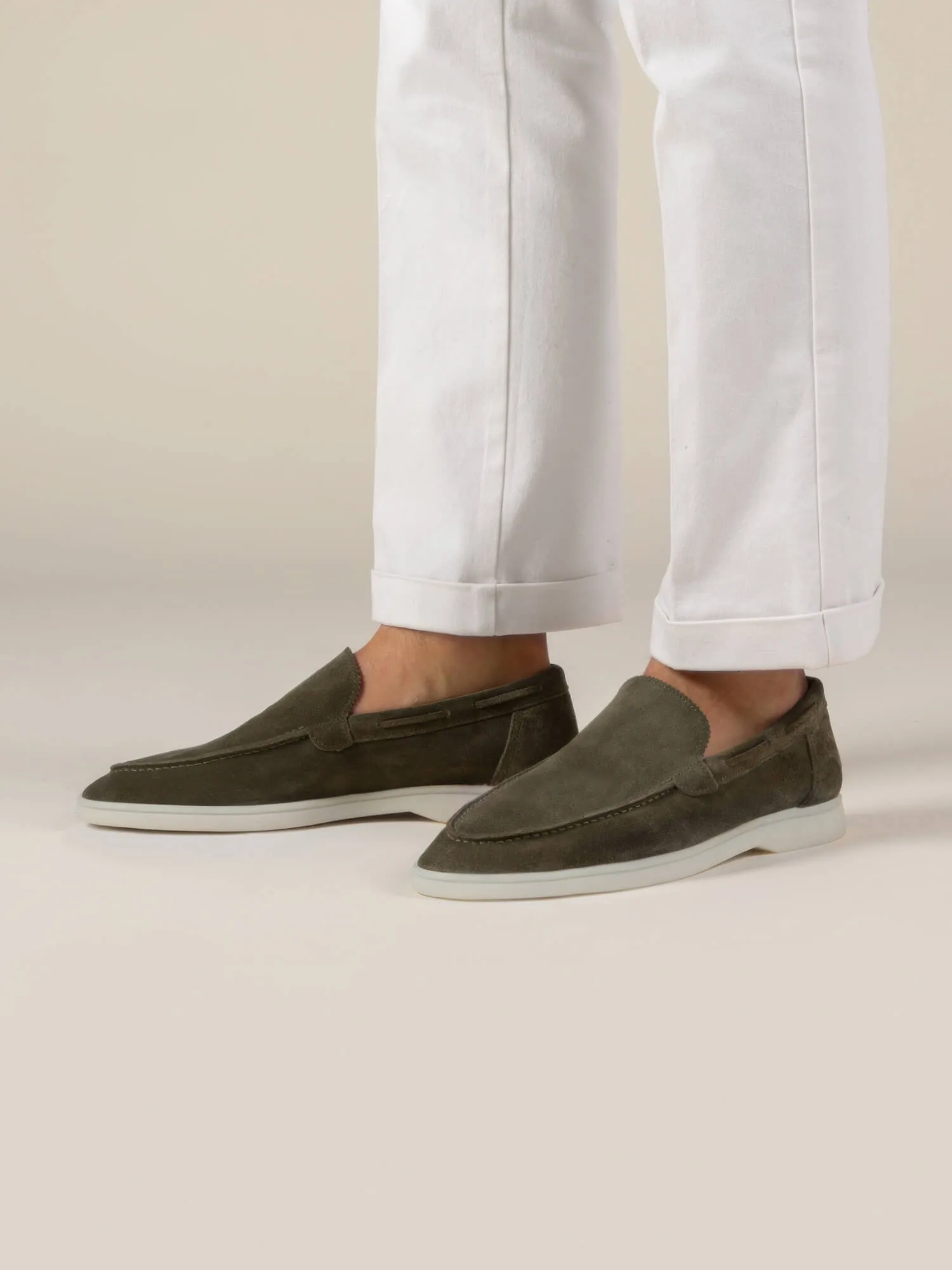 Olive Yacht Loafers sold by Aurelien product image thumbnail 2