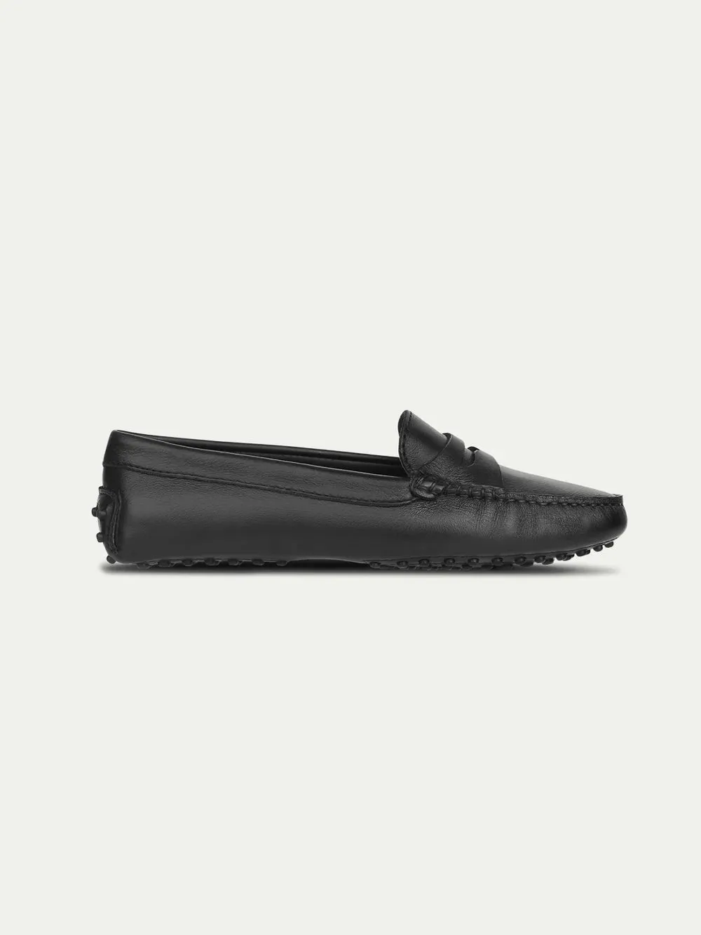 Black Leather Driving Shoes sold by Aurelien product image thumbnail 4