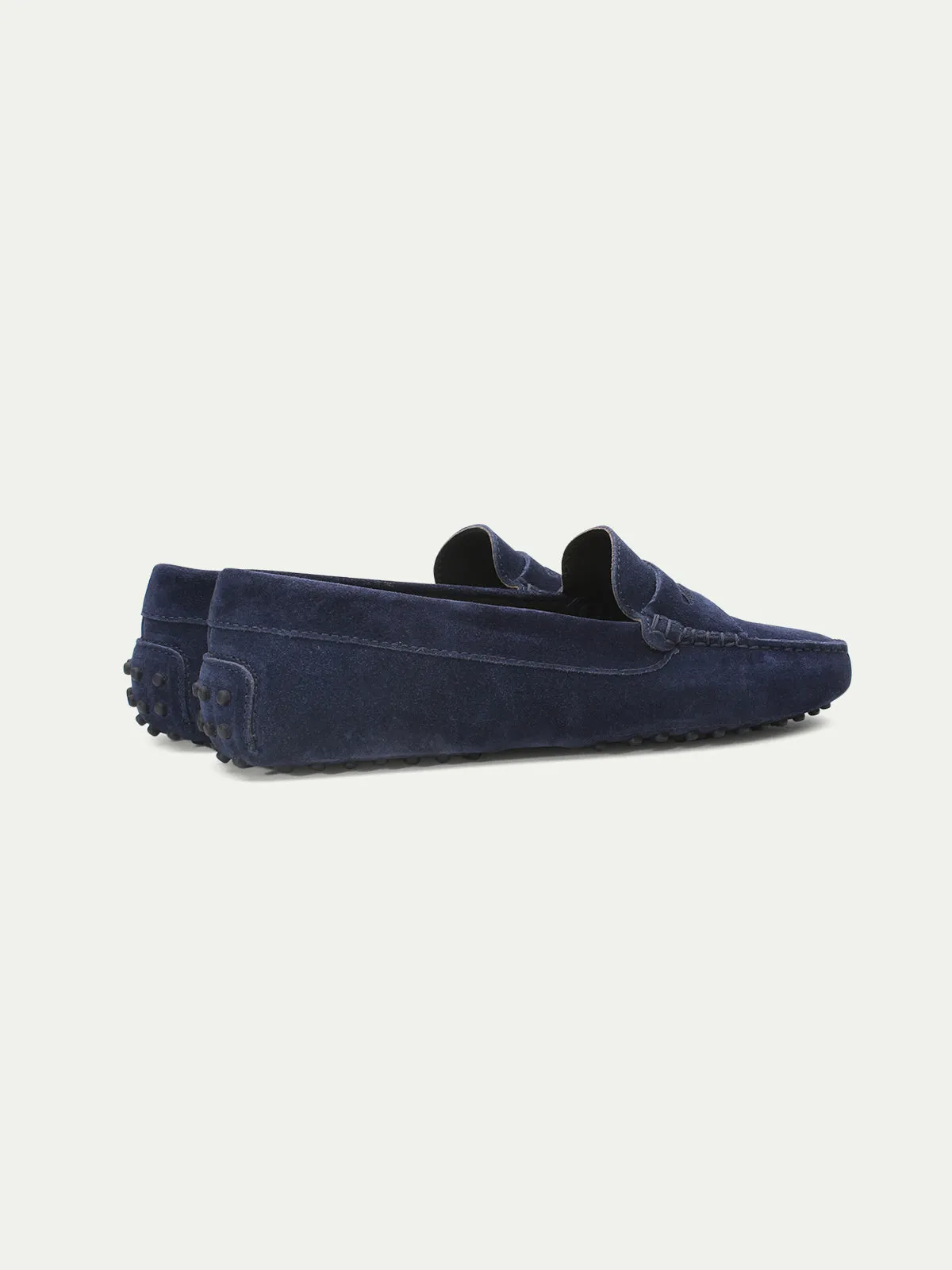 Navy Suede Driving Shoes sold by Aurelien product image thumbnail 3
