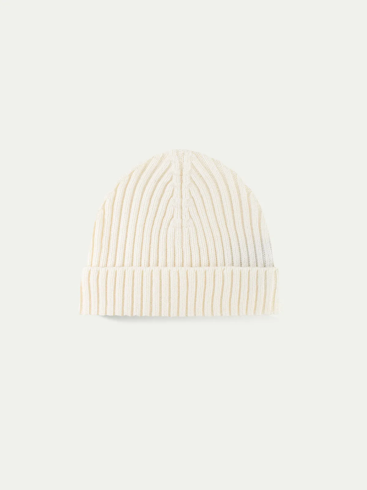 Extrafine Merino Hat Ivory sold by Aurelien