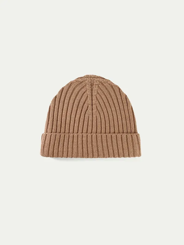 Extrafine Merino Hat Beige made by Aurelien