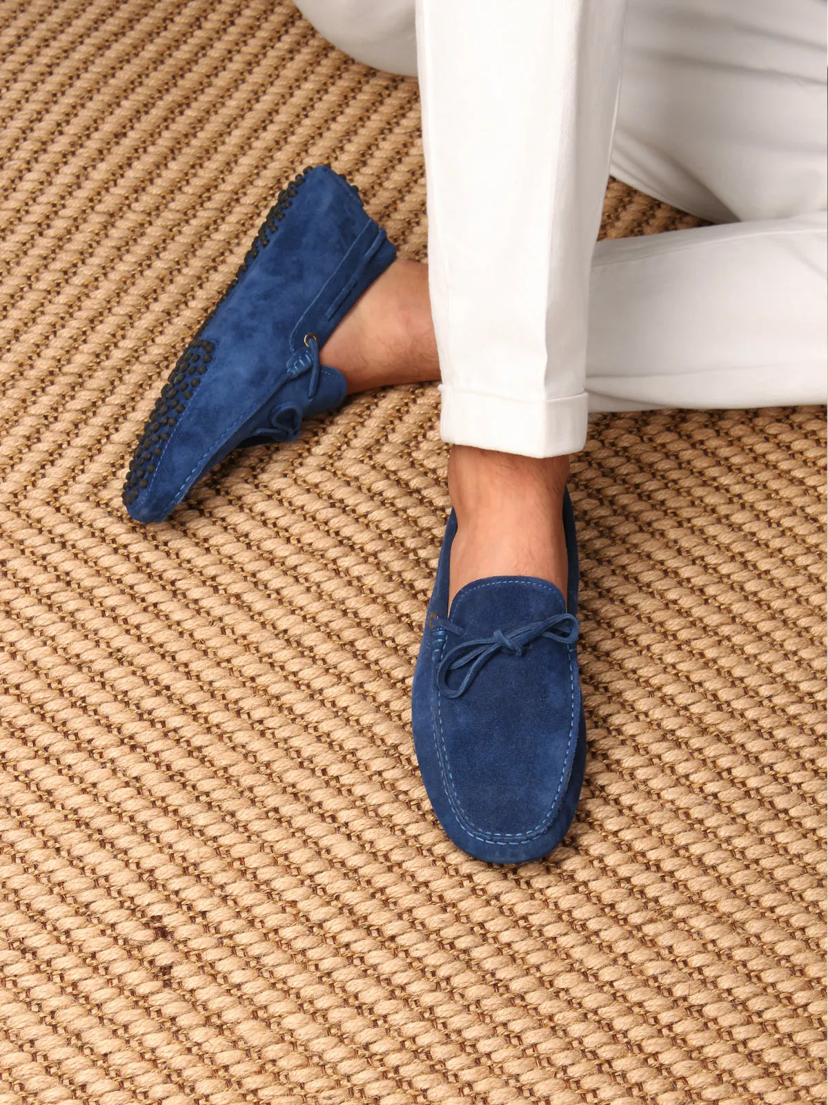 Ultramarine Suede Driving Shoes sold by Aurelien product image thumbnail 2