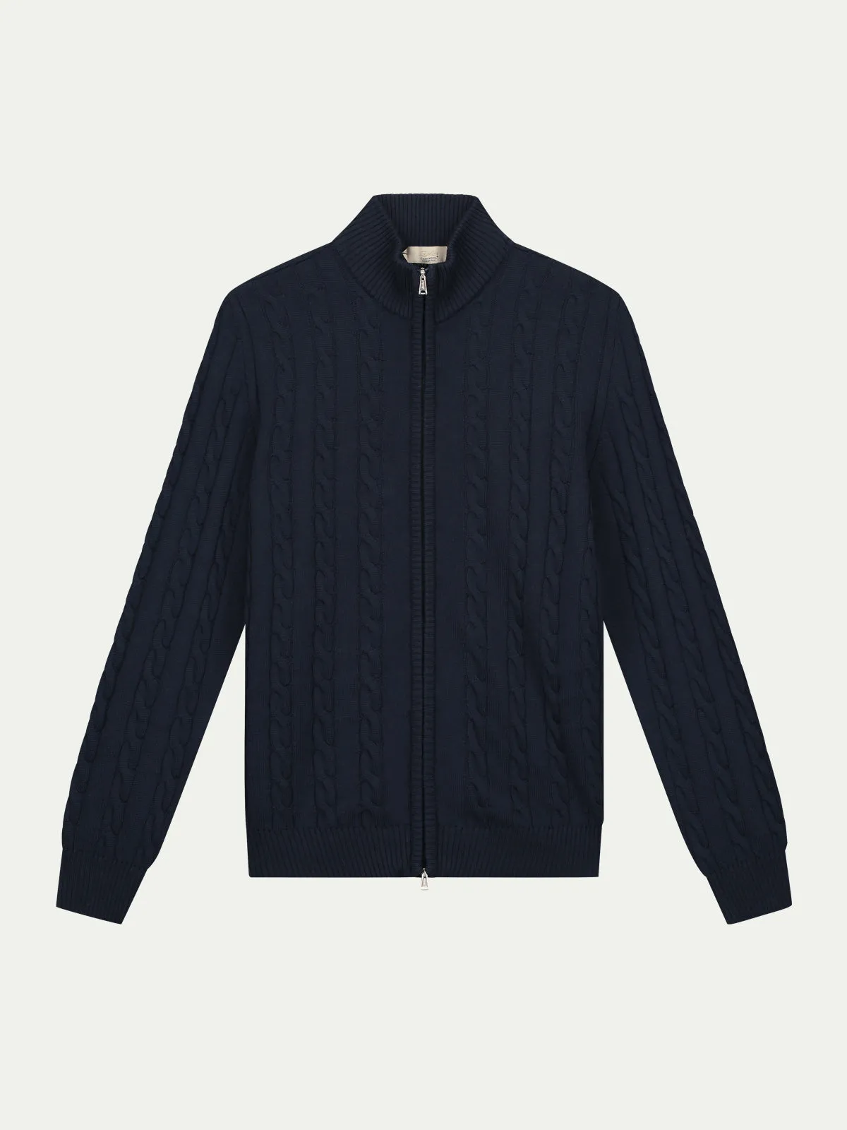 Cable Vest Navy sold by Aurelien