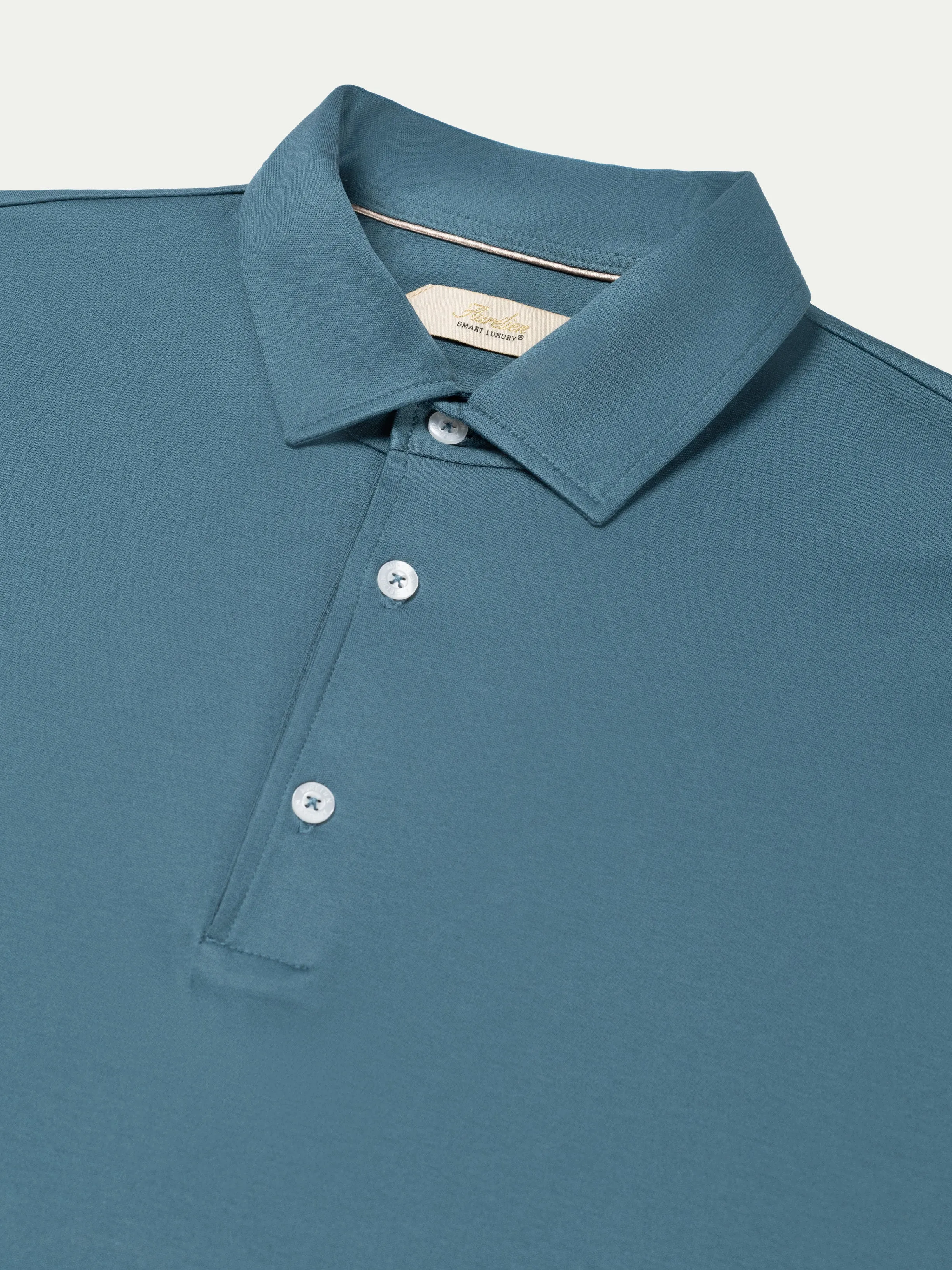 AUR1 Longsleeve Polo Sea Green sold by Aurelien product image thumbnail 3