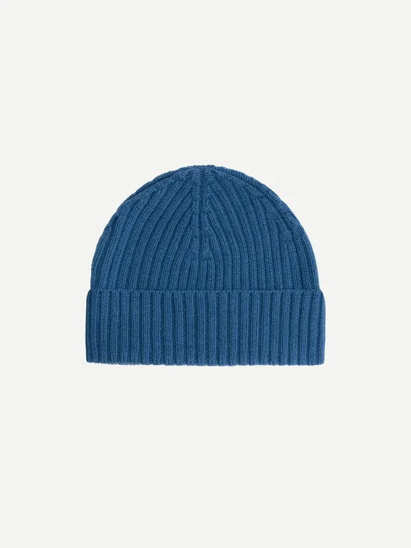 Extrafine Merino Hat Ultramarine made by Aurelien