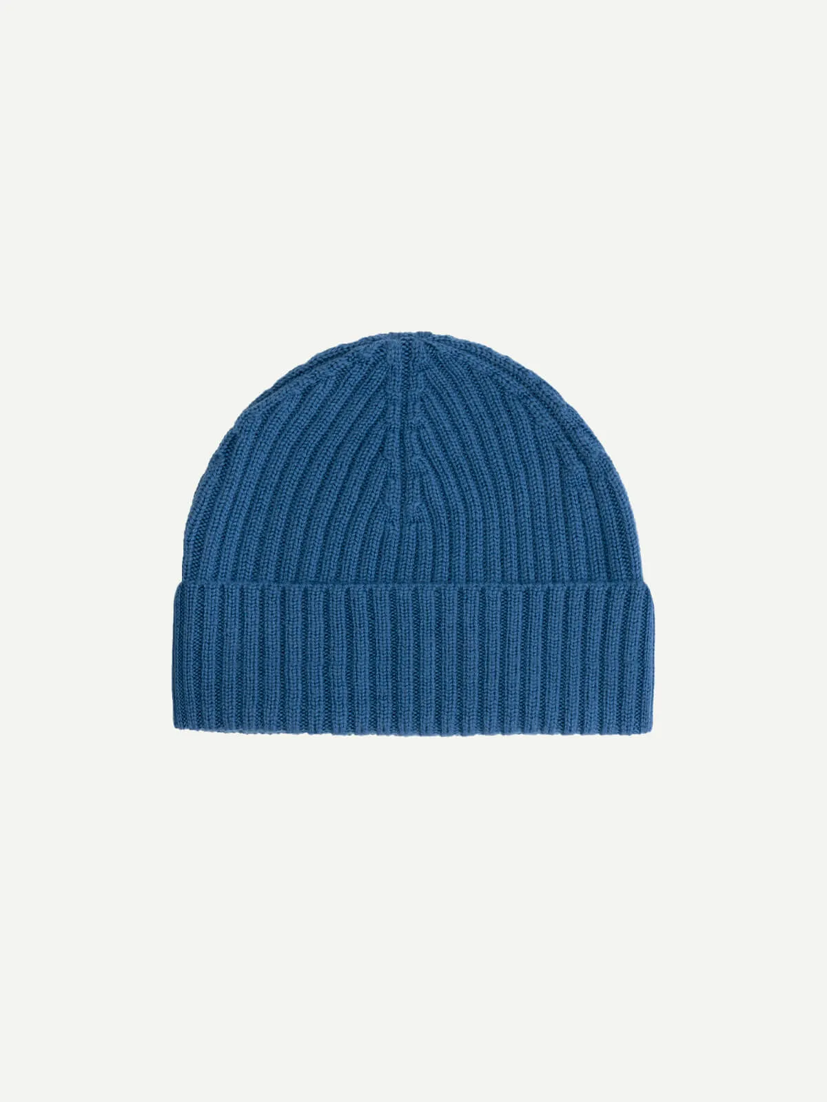 Extrafine Merino Hat Ultramarine sold by Aurelien