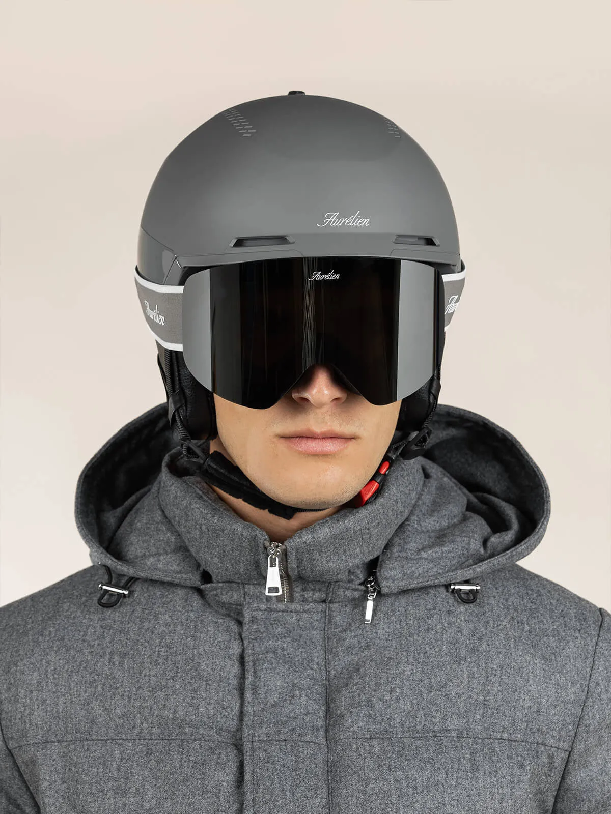 AUR1 Ski Helmet Grey sold by Aurelien product image thumbnail 2