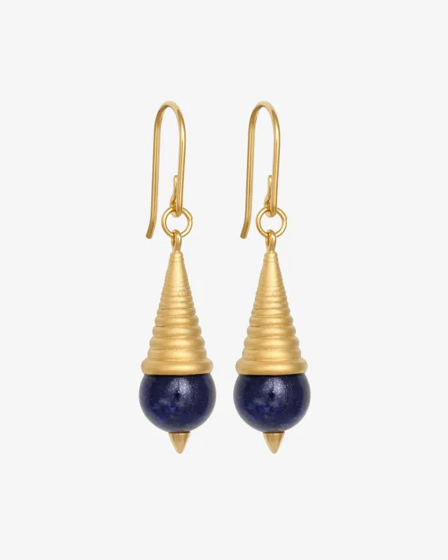 Danu Earrings Gold Vermeil made by Temple of the Sun
