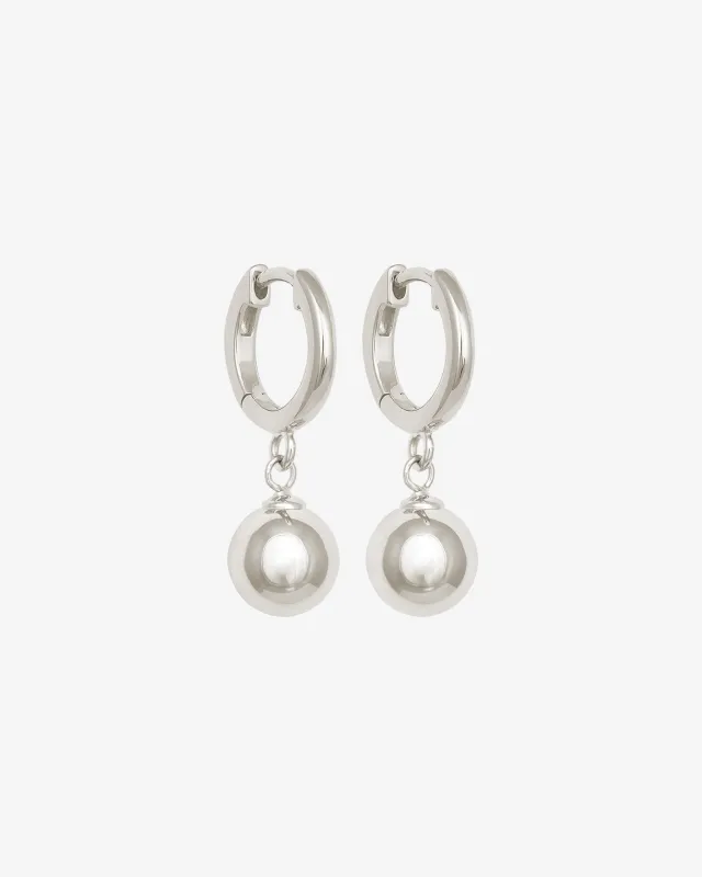 Alba Huggies Large Silver sold by Temple of the Sun