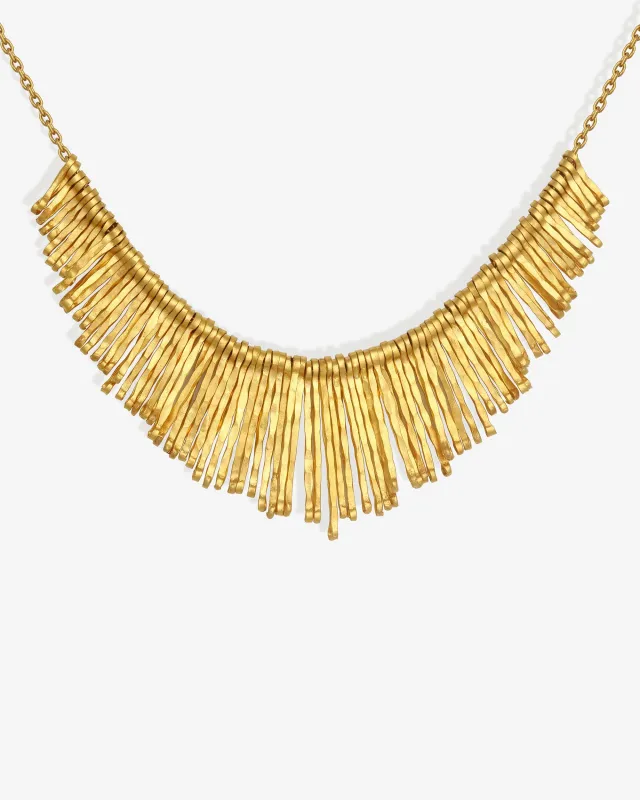 Hellena Necklace Solid Gold sold by Temple of the Sun