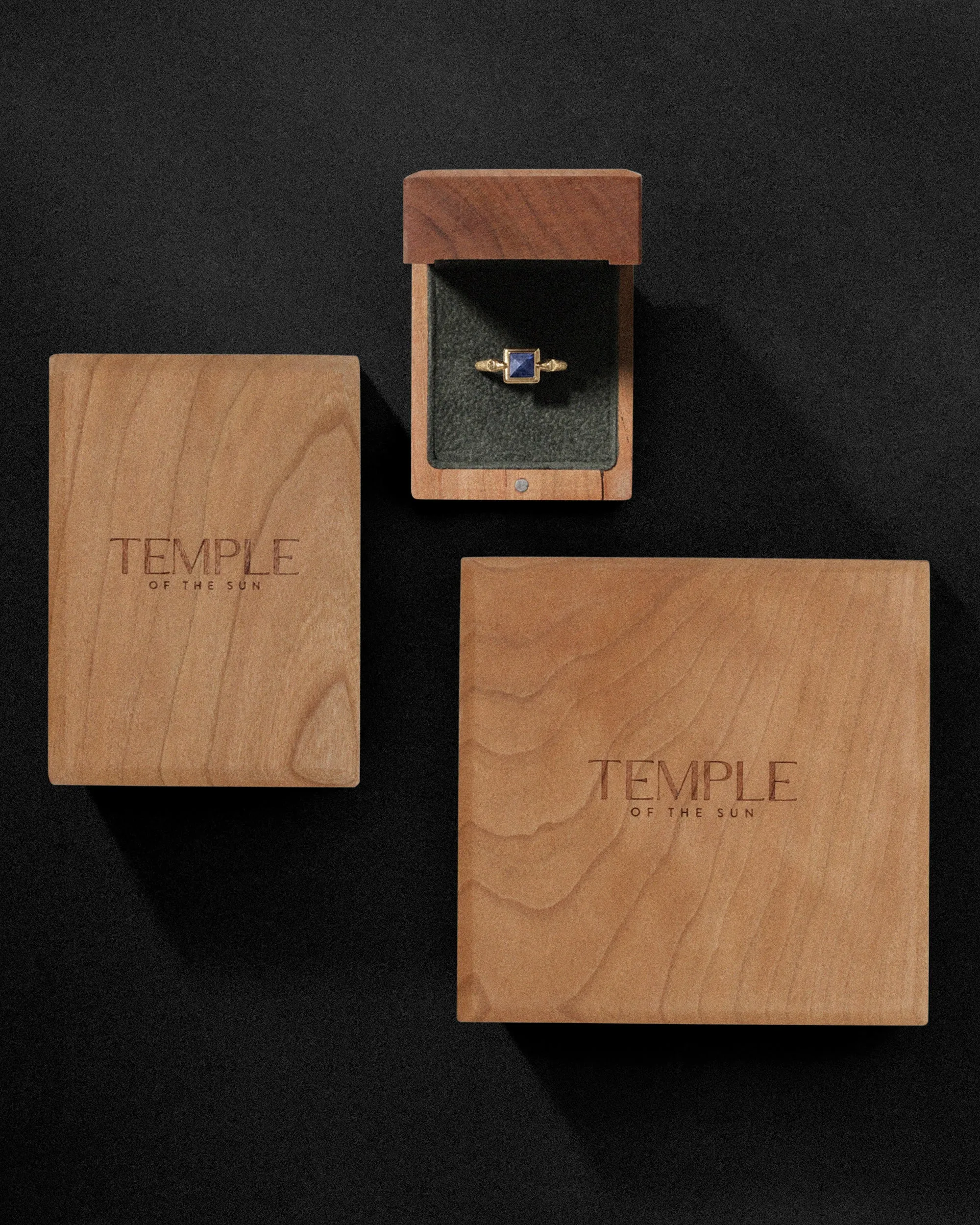 Clover Pendant Small Diamond Solid Gold sold by Temple of the Sun product image thumbnail 3