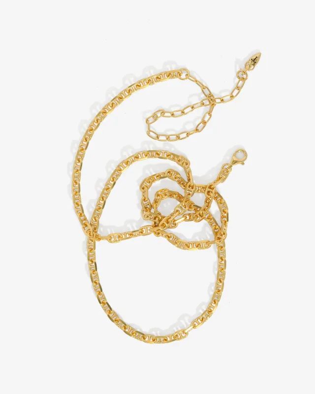 Mariner Chain 3.8mm Gold Vermeil sold by Temple of the Sun