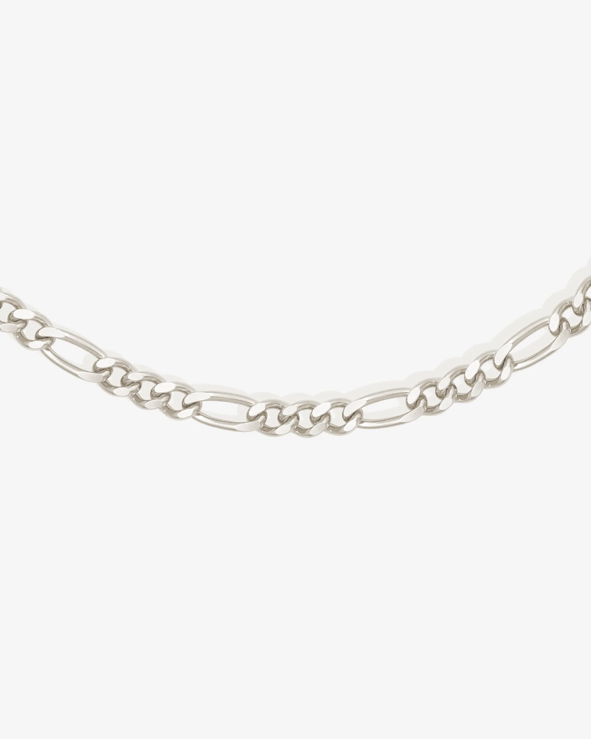Figaro Chain 5.5mm Silver sold by Temple of the Sun product image thumbnail 3