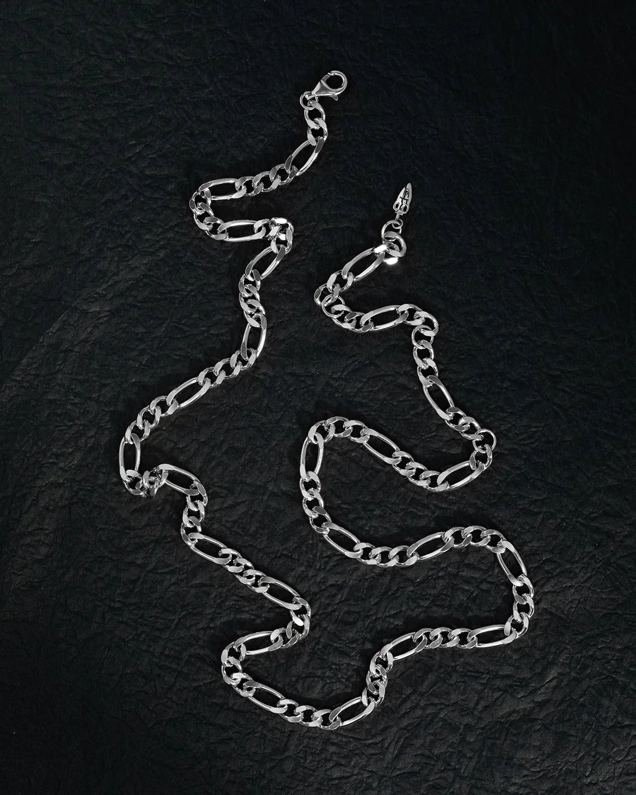 Figaro Chain 5.5mm Silver sold by Temple of the Sun product image thumbnail 2