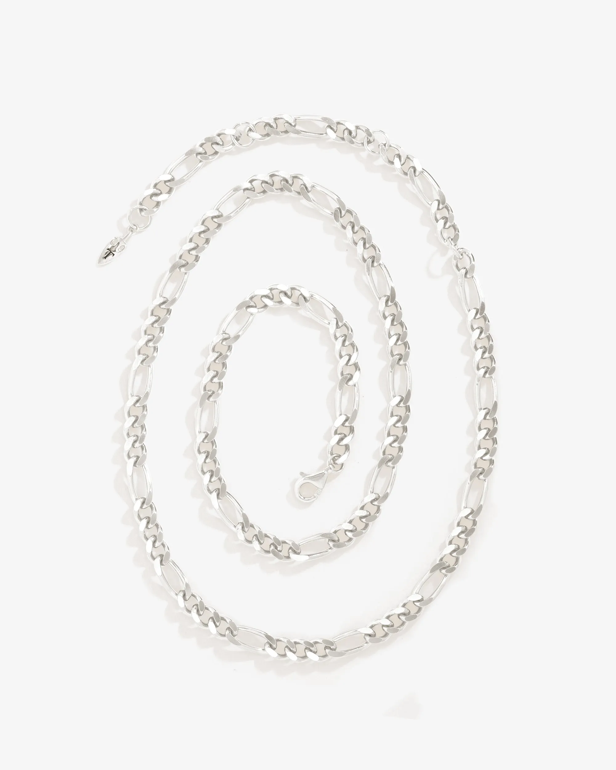 Figaro Chain 5.5mm Silver sold by Temple of the Sun