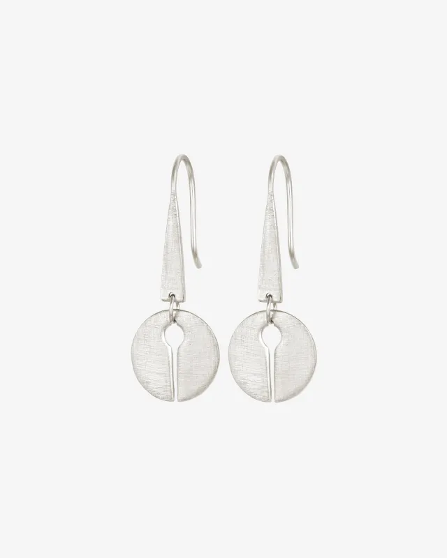 Aegina Earrings Silver sold by Temple of the Sun