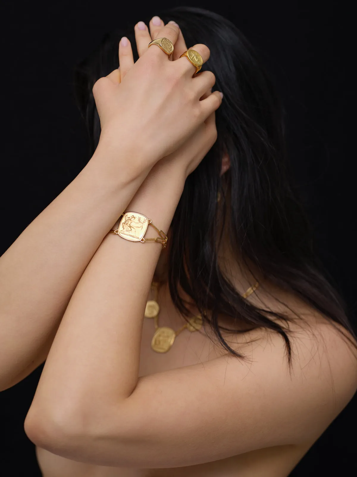 Mythos Bracelet Gold Vermeil sold by Temple of the Sun product image thumbnail 2