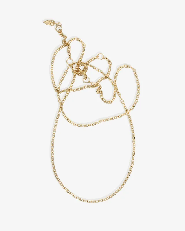 Mariner Chain 1.7mm Solid Gold sold by Temple of the Sun