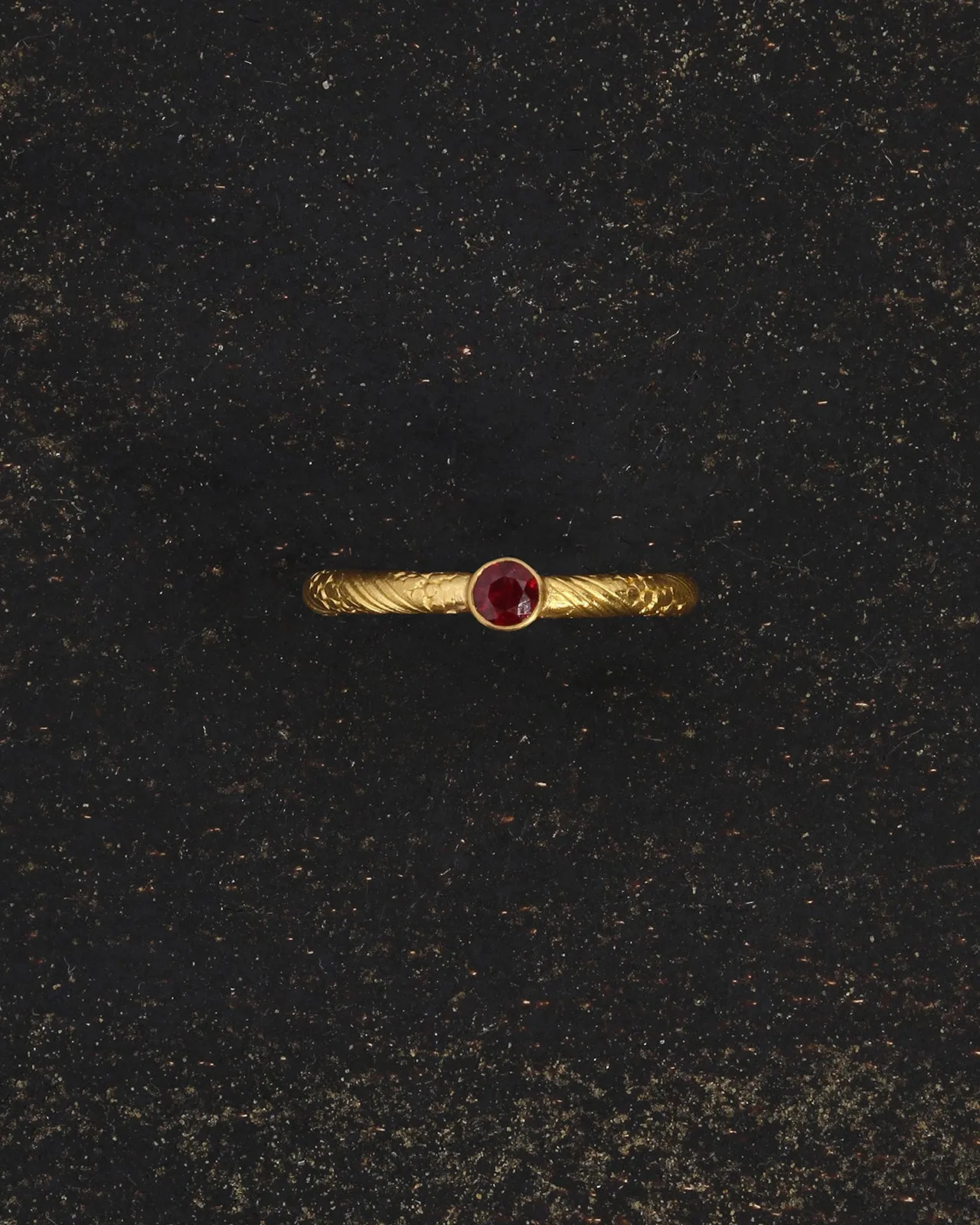 Suri Ring Ruby Solid Gold sold by Temple of the Sun product image thumbnail 2