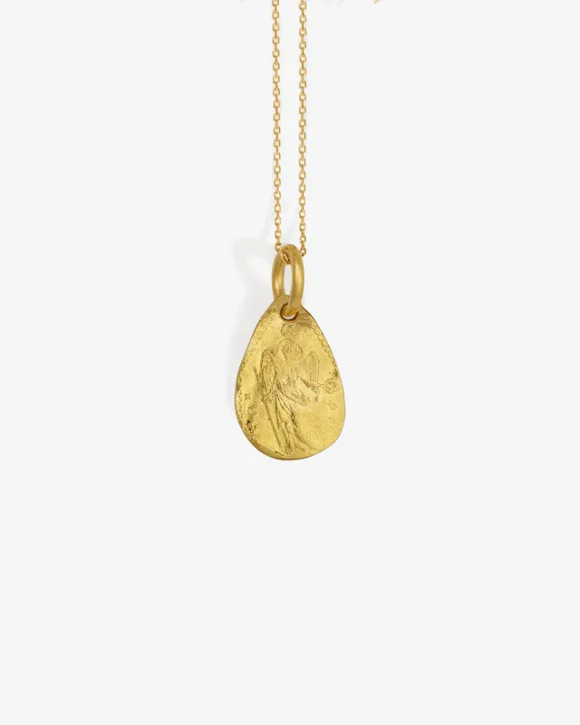 Saint Necklace Solid Gold made by Heritage