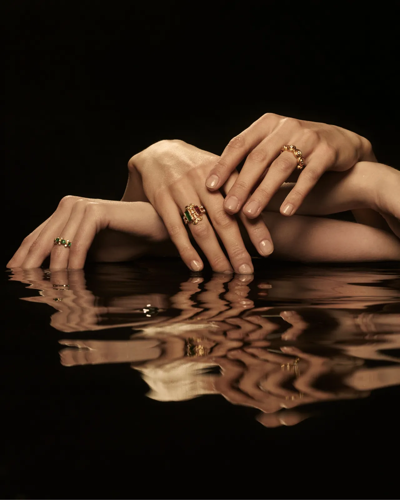 Aelia Ring Solid Gold sold by Temple of the Sun product image thumbnail 4