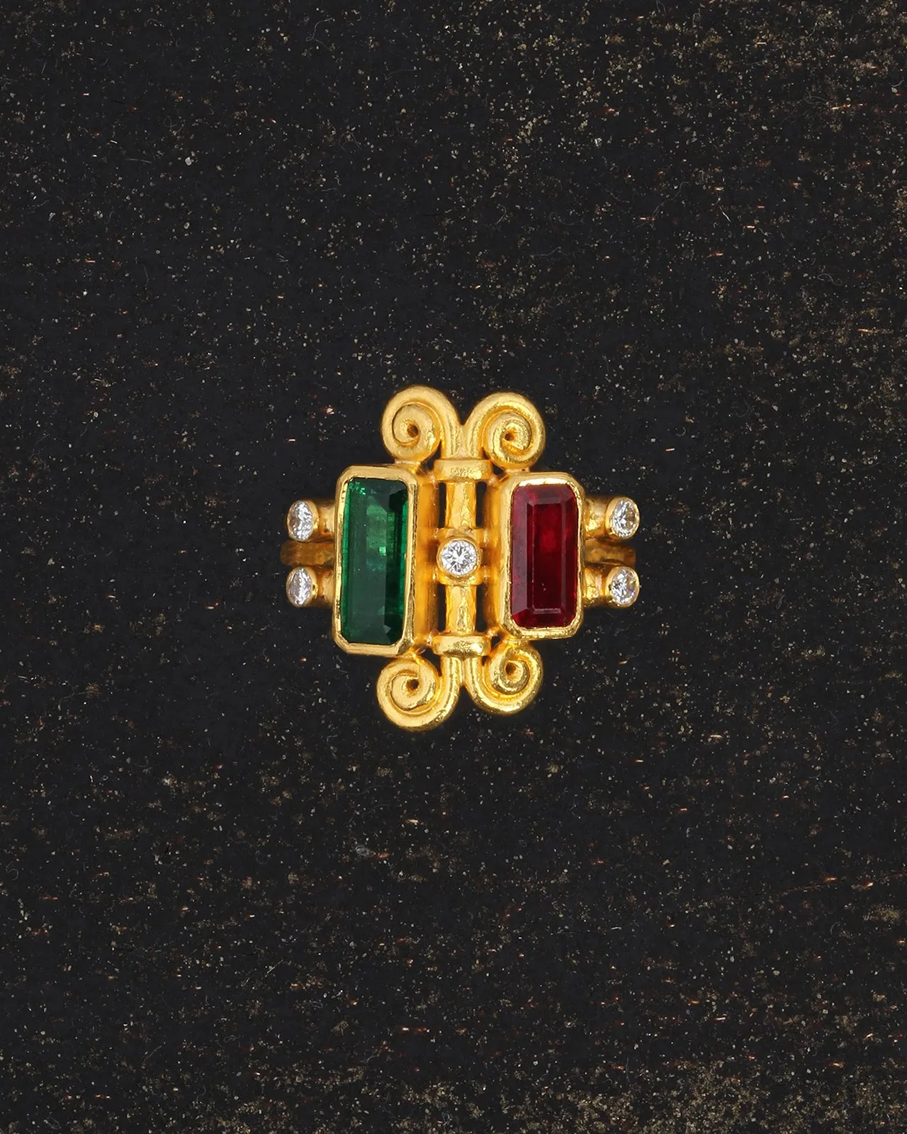 Aelia Ring Solid Gold sold by Temple of the Sun product image thumbnail 3