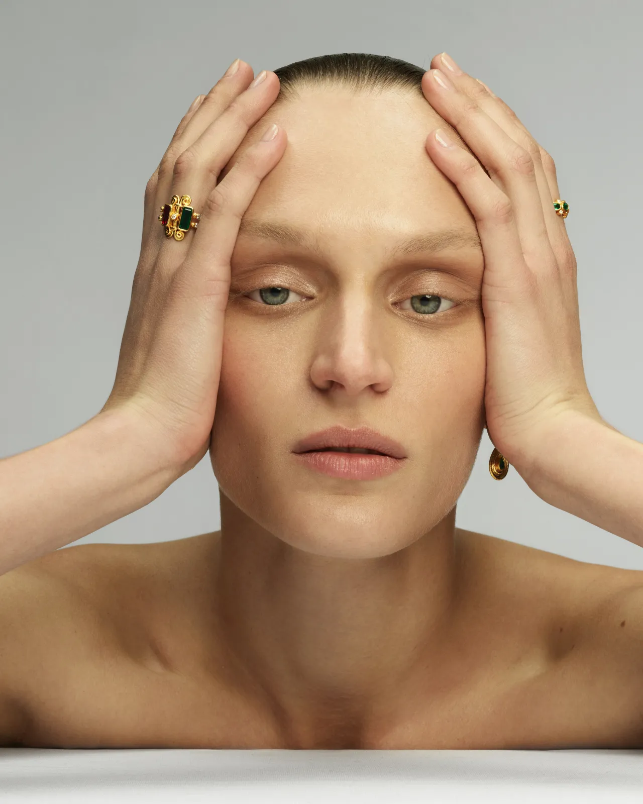 Aelia Ring Solid Gold sold by Temple of the Sun product image thumbnail 2