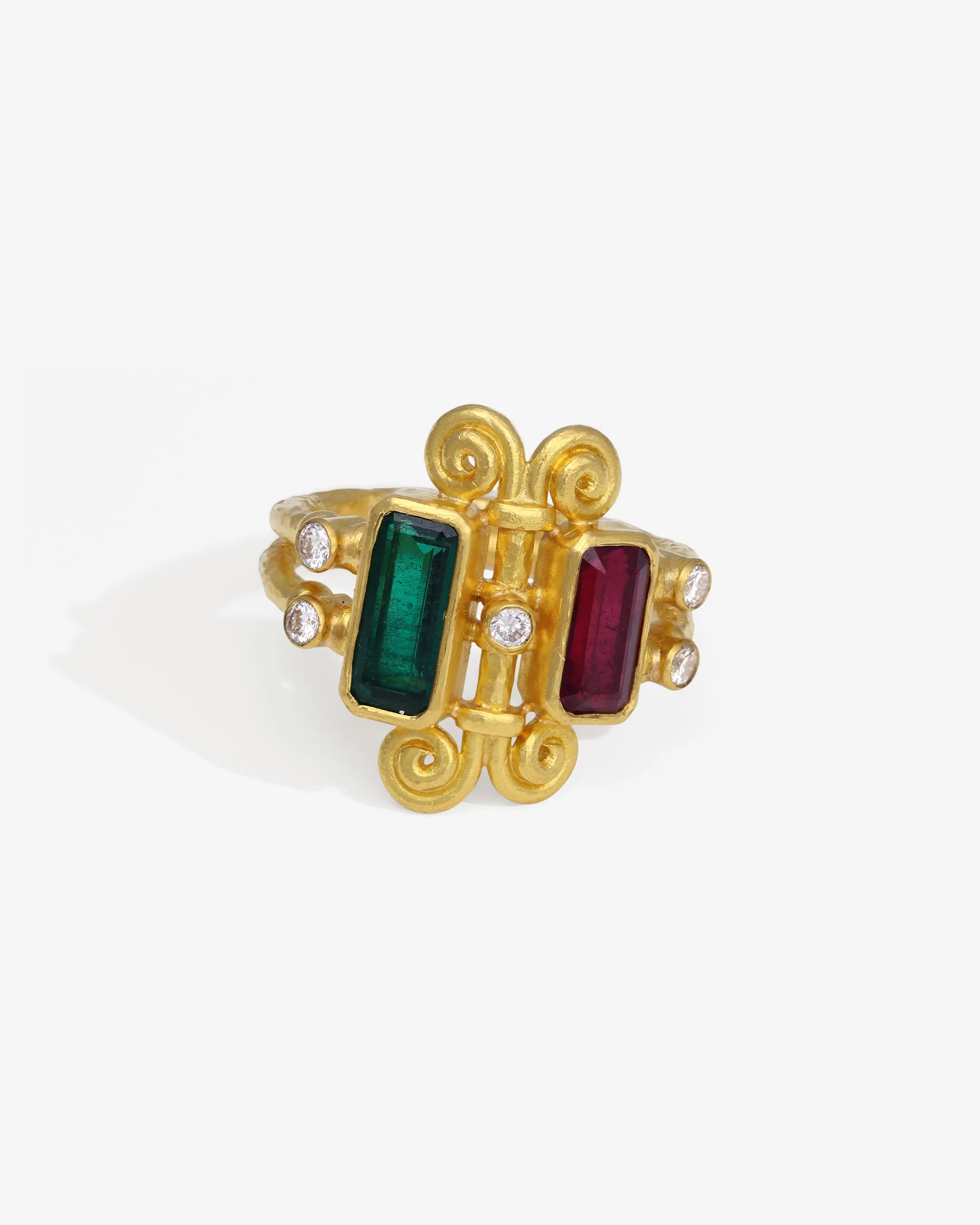 Aelia Ring Solid Gold sold by Temple of the Sun