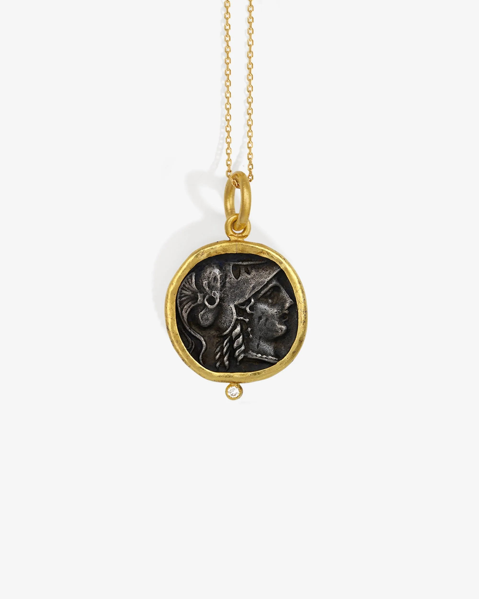 Alexander Necklace Diamond Solid Gold sold by Temple of the Sun product image thumbnail 3