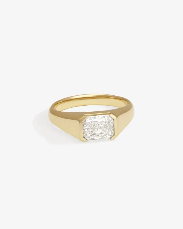 Lucca Ring Diamond Solid Gold sold by Temple of the Sun