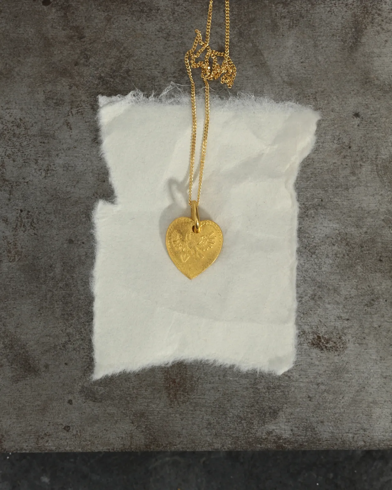 Courage Necklace Solid Gold sold by Temple of the Sun product image thumbnail 3