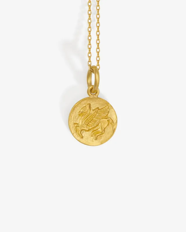 Hatti Coin Necklace Solid Gold sold by Temple of the Sun