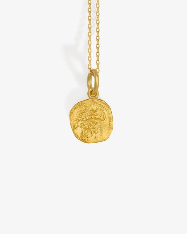 Centaur Necklace Solid Gold sold by Temple of the Sun