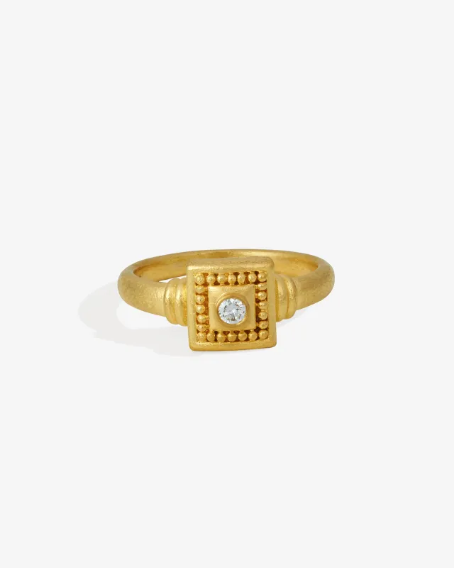 Sadie Ring Diamond Solid Gold made by Heritage
