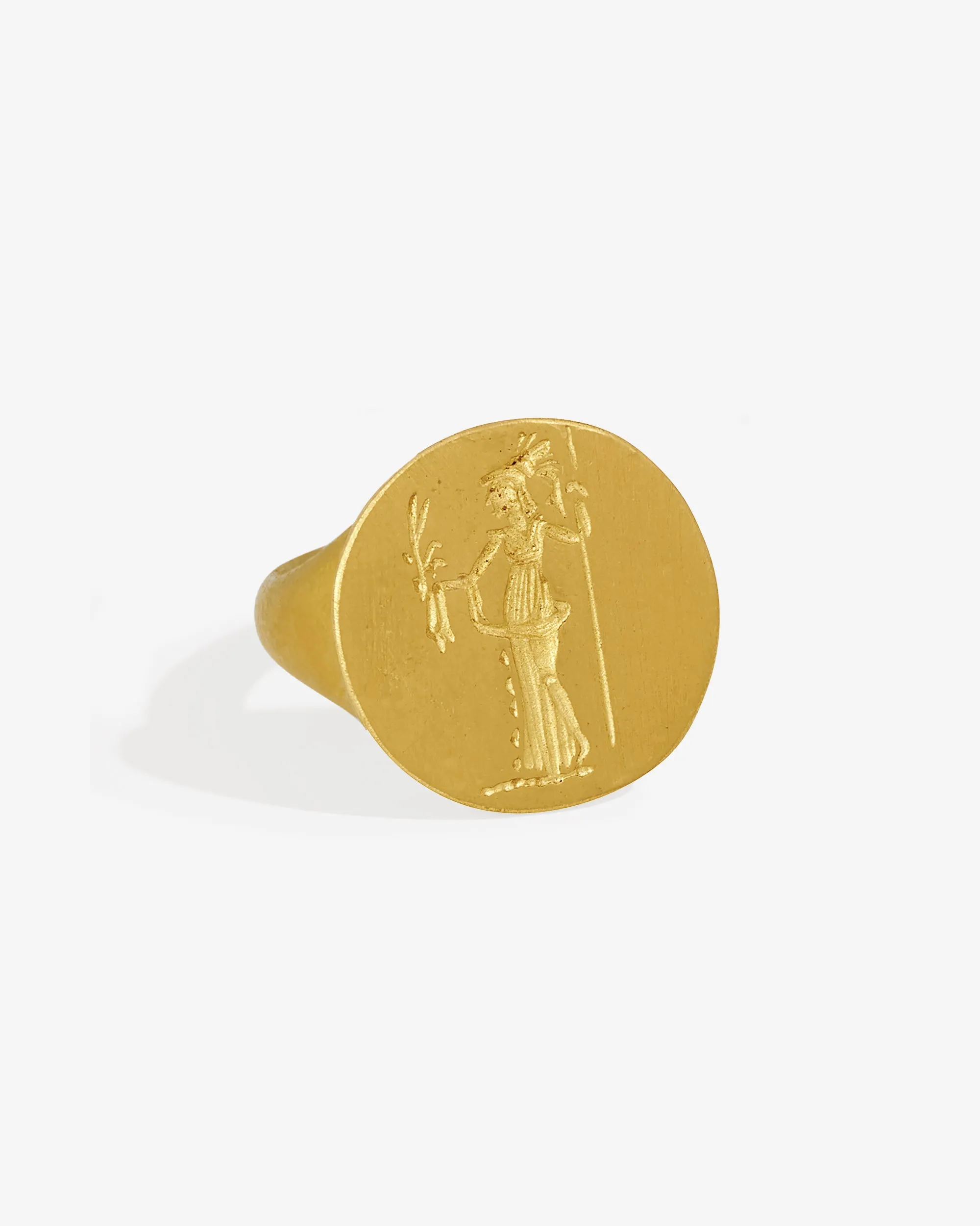 Heritage Ring Minerva Solid Gold sold by Temple of the Sun